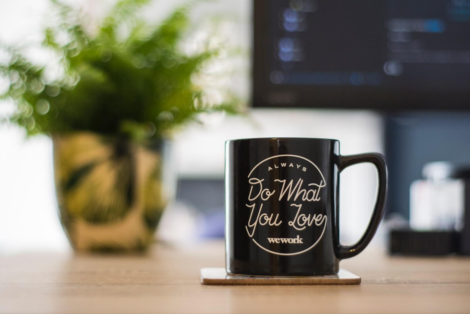 Do What You Love We Work Mug